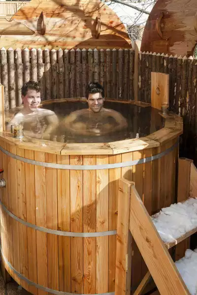 Trend Outdoor Wellness Fass-Sauna und Badetonne
